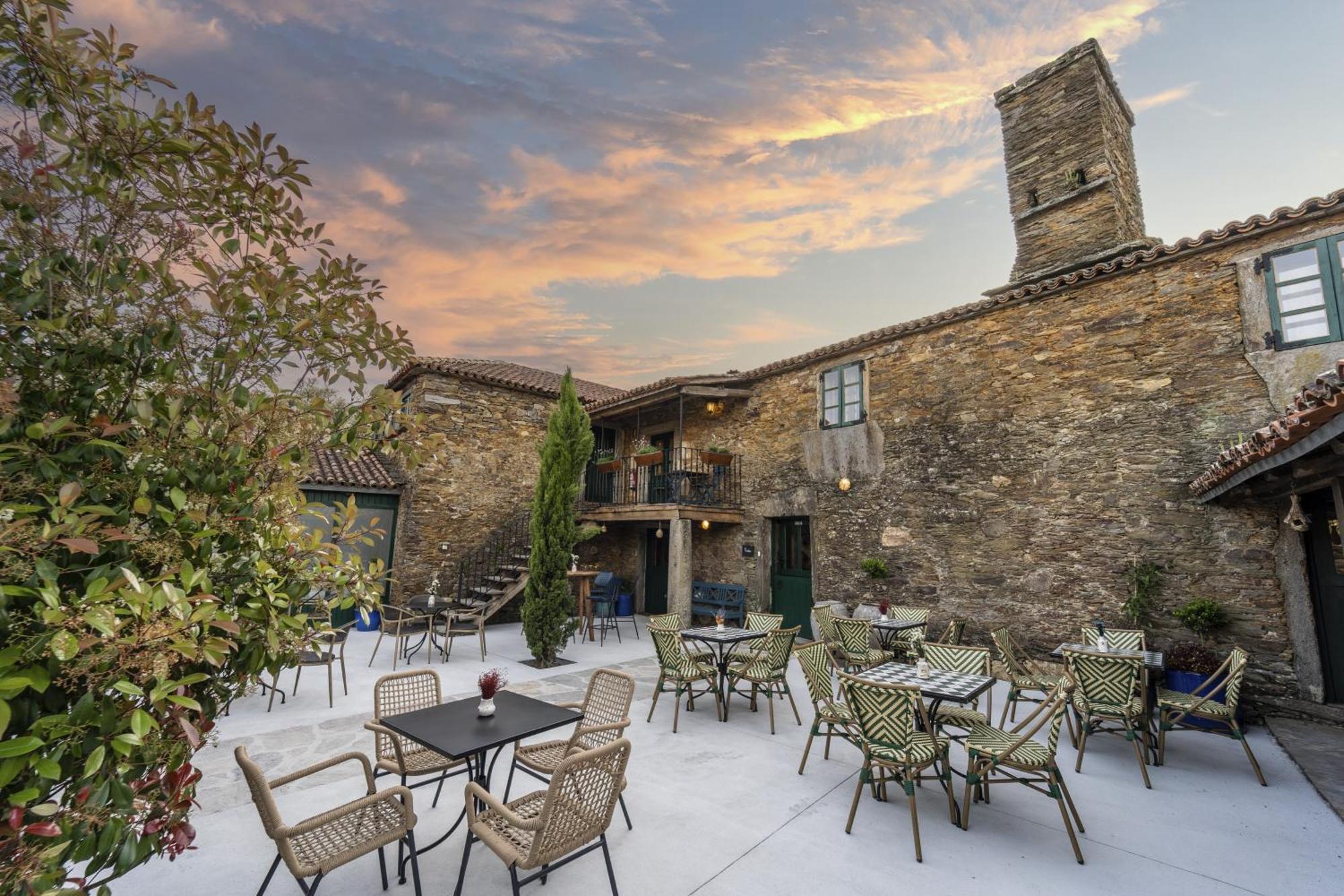 Casa Rural Piñeiro, de Vila Sen Vento Hostal O Pedrouzo Exterior foto